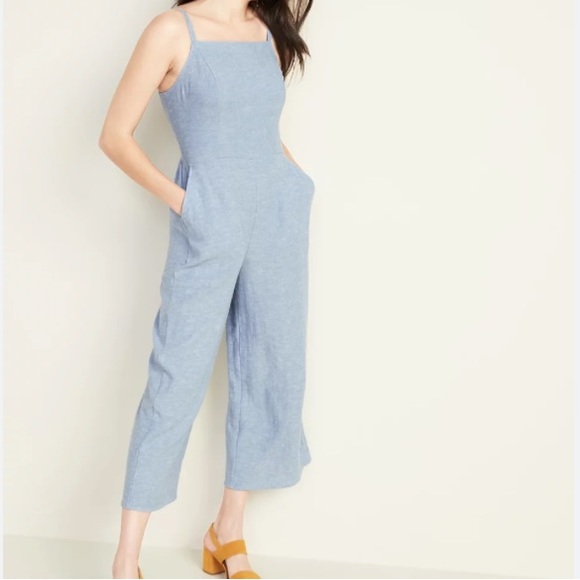 Old Navy Blue Jumpsuit - Picture 1 of 5
